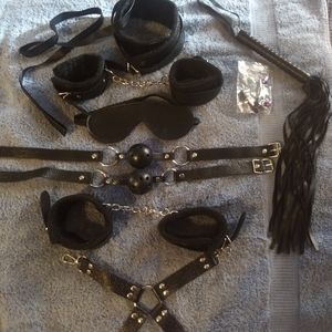 11 pc cosplay/bondage set Brand New without tags